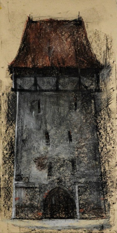 "Grafică. Turn" by Veaceslav Uzun, 2015