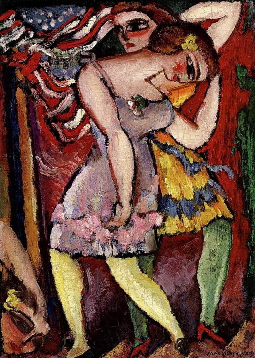 "Pictură. Oameni" by Max Weber
