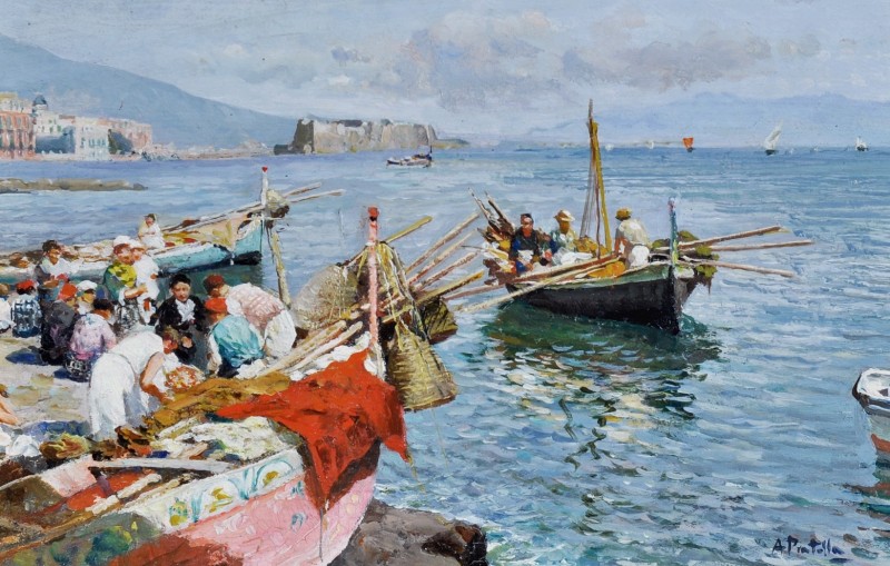 "Composition. Marine landscapes" by Attilio Pratella