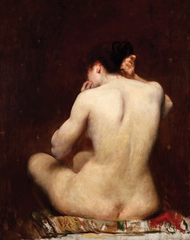 "Pictură. Nud" by Eliseu Visconti