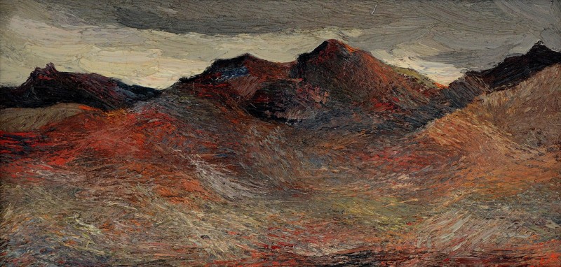 "Nebedag" by Анатол Гимпу, 1999, 420x840mm, масло / холст