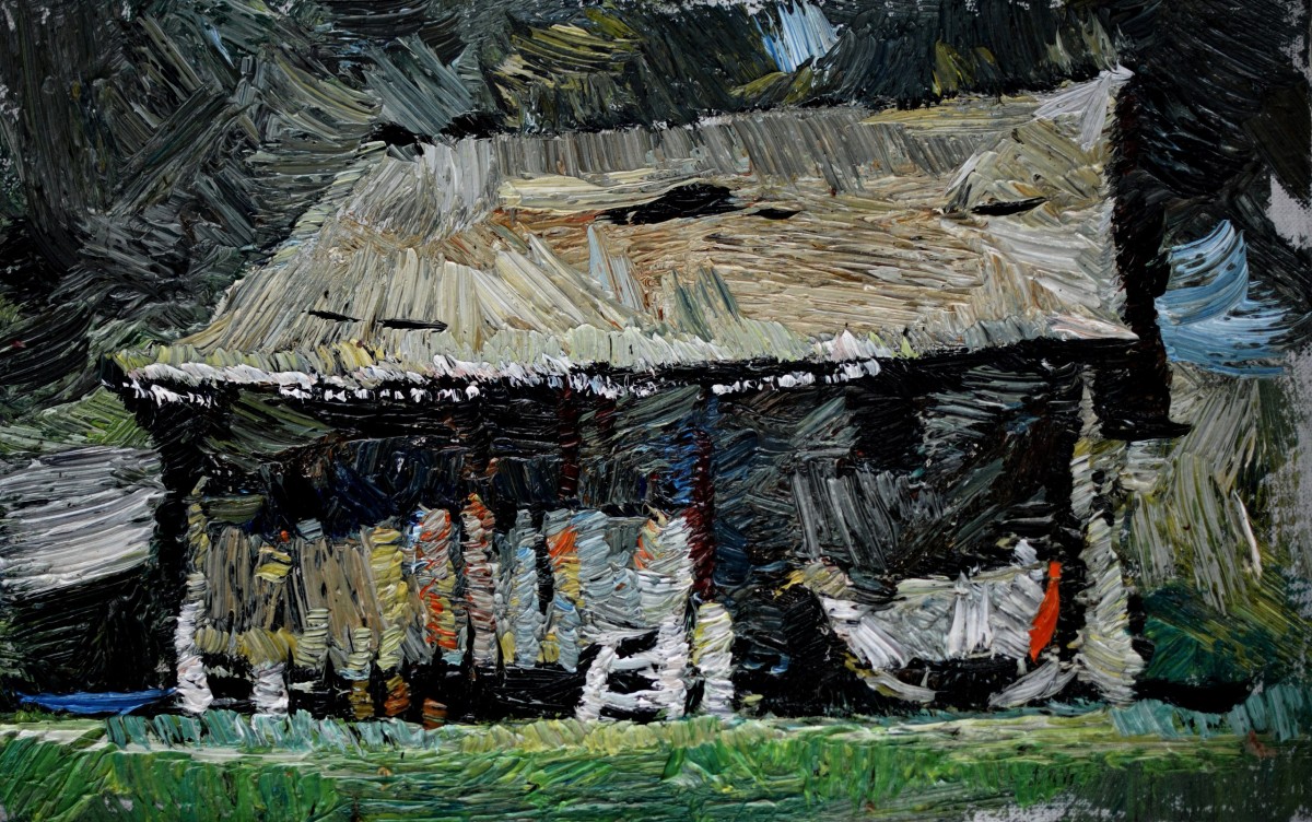 "Живопись. Пленэр. Пленэр в Румынии" by Доина Мындреан, масло / холст