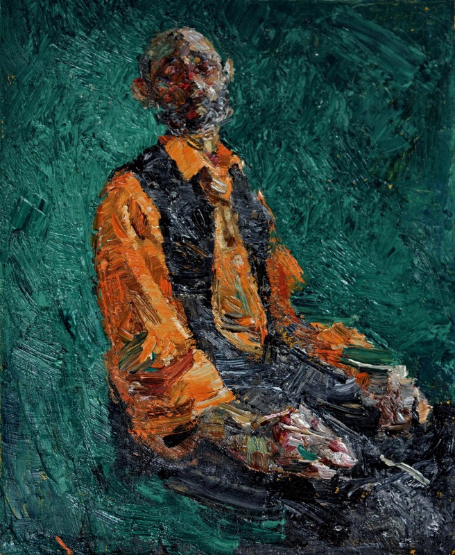 "Etude" by Diana Rumeghea, 2022, 520x420mm, oil on canvas