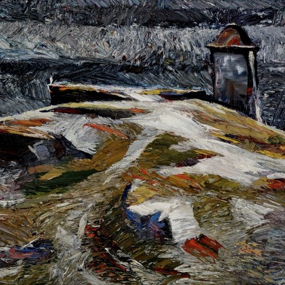 "Бутучены" by Анатол Гимпу, 2005, 300x400mm, масло / холст