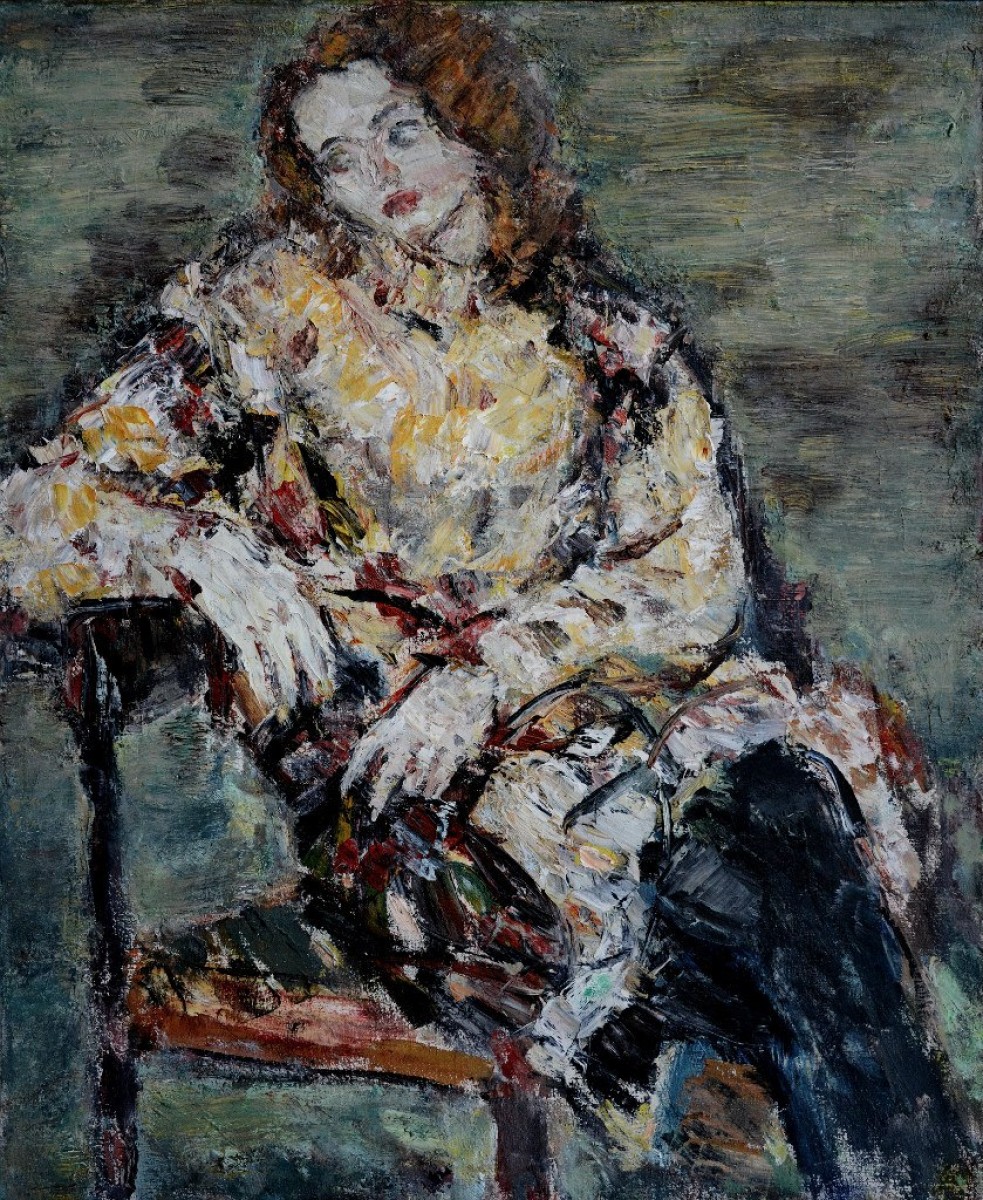 "Painting. Figure" by Dumitru Peicev