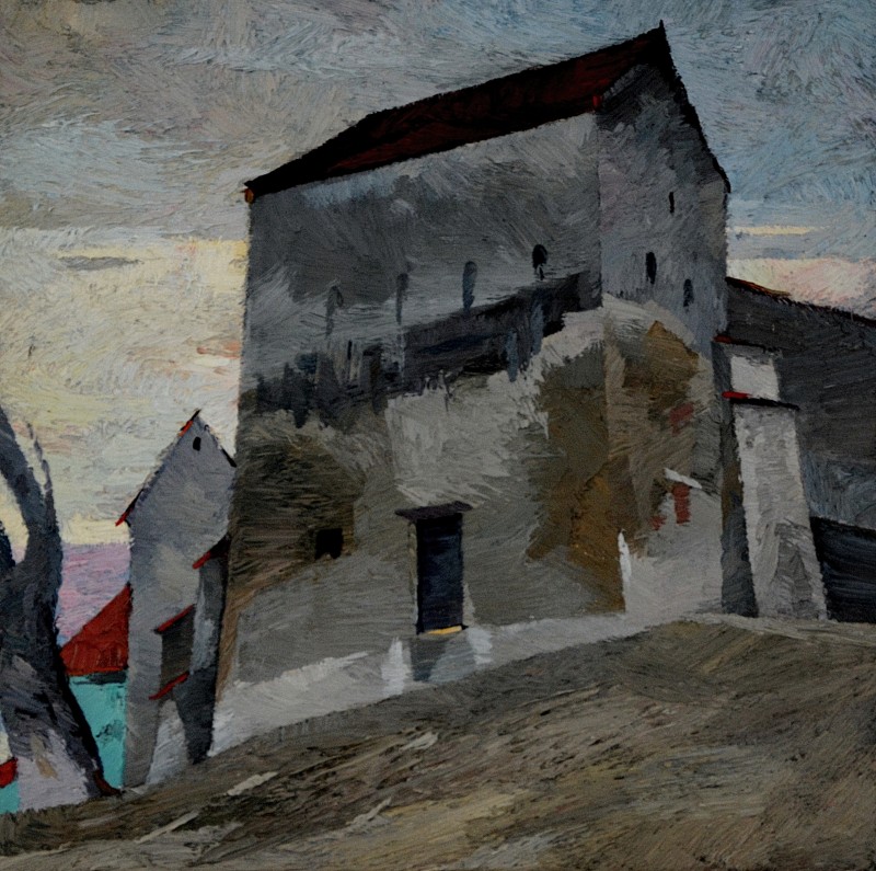 "Transilvania" by Anatol Ghimpu, 2013, 520x520mm, oil on canvas