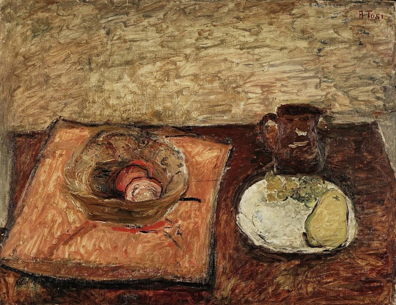 "Pictură. Natură statică" by Arturo Tosi