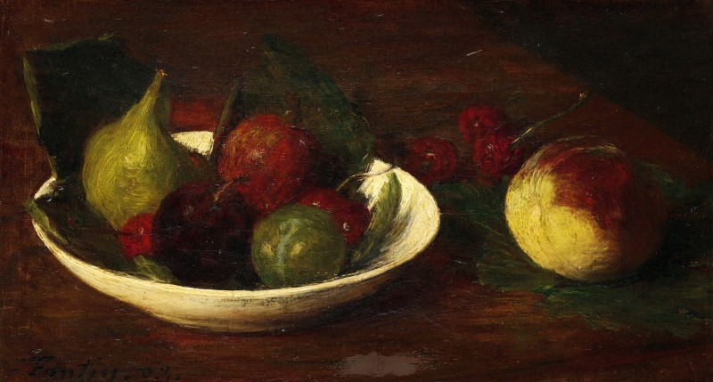 "Composition. Still life" by Henri Fantin-Latour