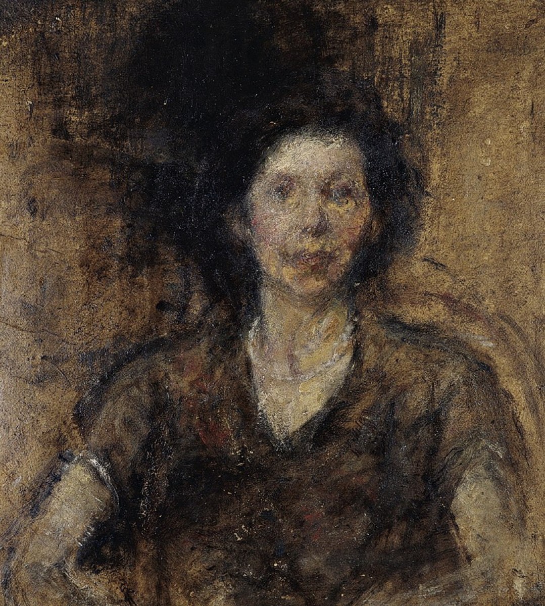 "Composition. Figure" by Olga Boznańska