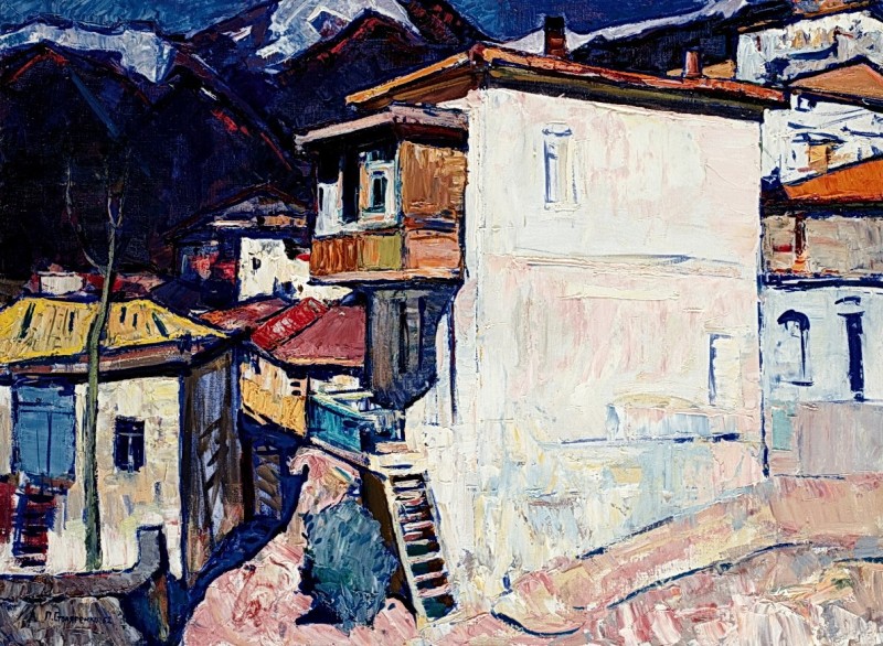 "Pictură. Urban" by Pyotr Kuzmich Stolyarenko