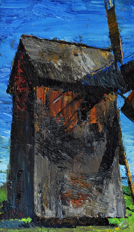 "Painting. Pleinair. Long term" by Alexandru Untilov, 520x300mm, oil on canvas
