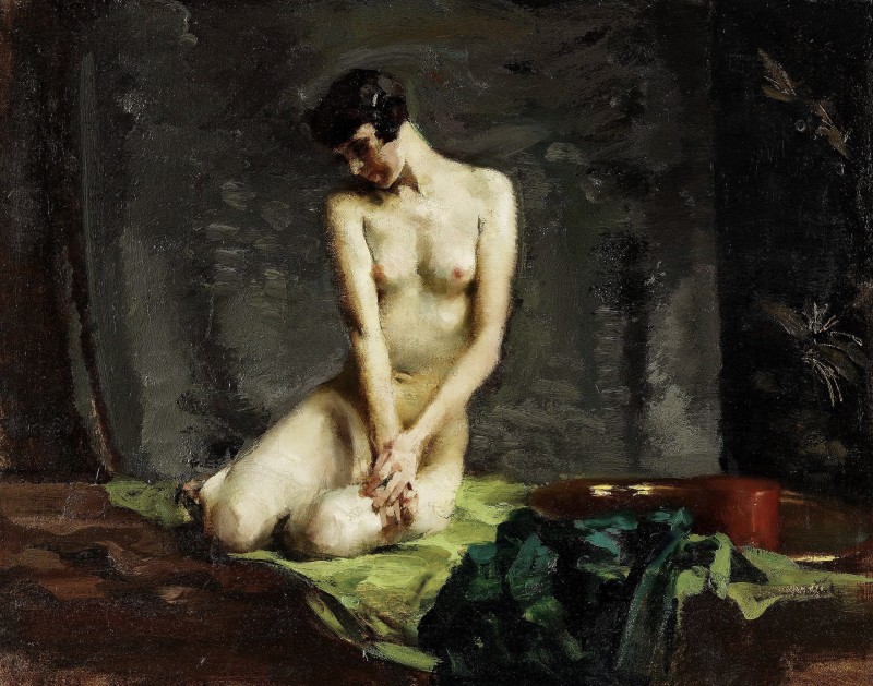 "Painting. Nude" by Rudolf Nissl