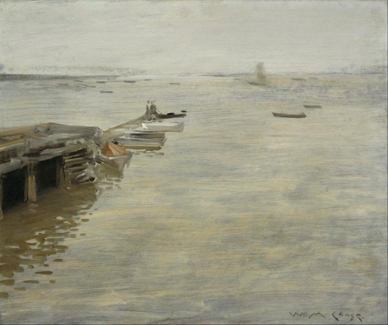 "Живопись. Морской пейзаж" by Виллиам Мерритт Часе