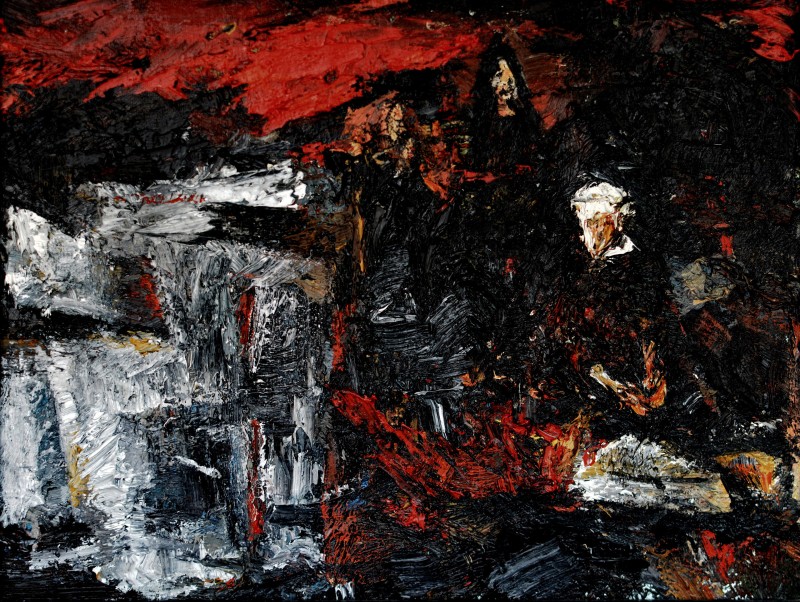"Studiu. Compoziție" by Valetina Trifan, 2014, 300x400mm, oil on canvas