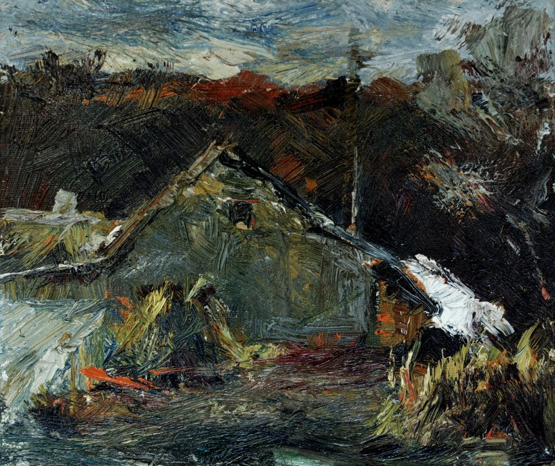 "Пленэр. Пленэр в Молдове" by Ion Popa, 250x300mm, масло / холст