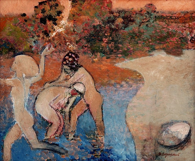 "Composition. Nude" by Viktor Ivanovich Zaretskiy