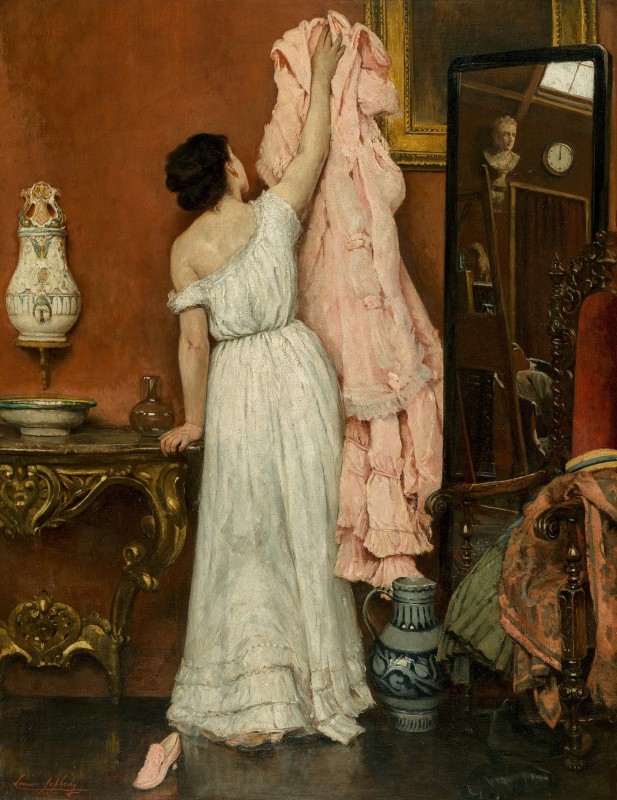 "Compoziție. Figură / semifigură" by Louise Jopling