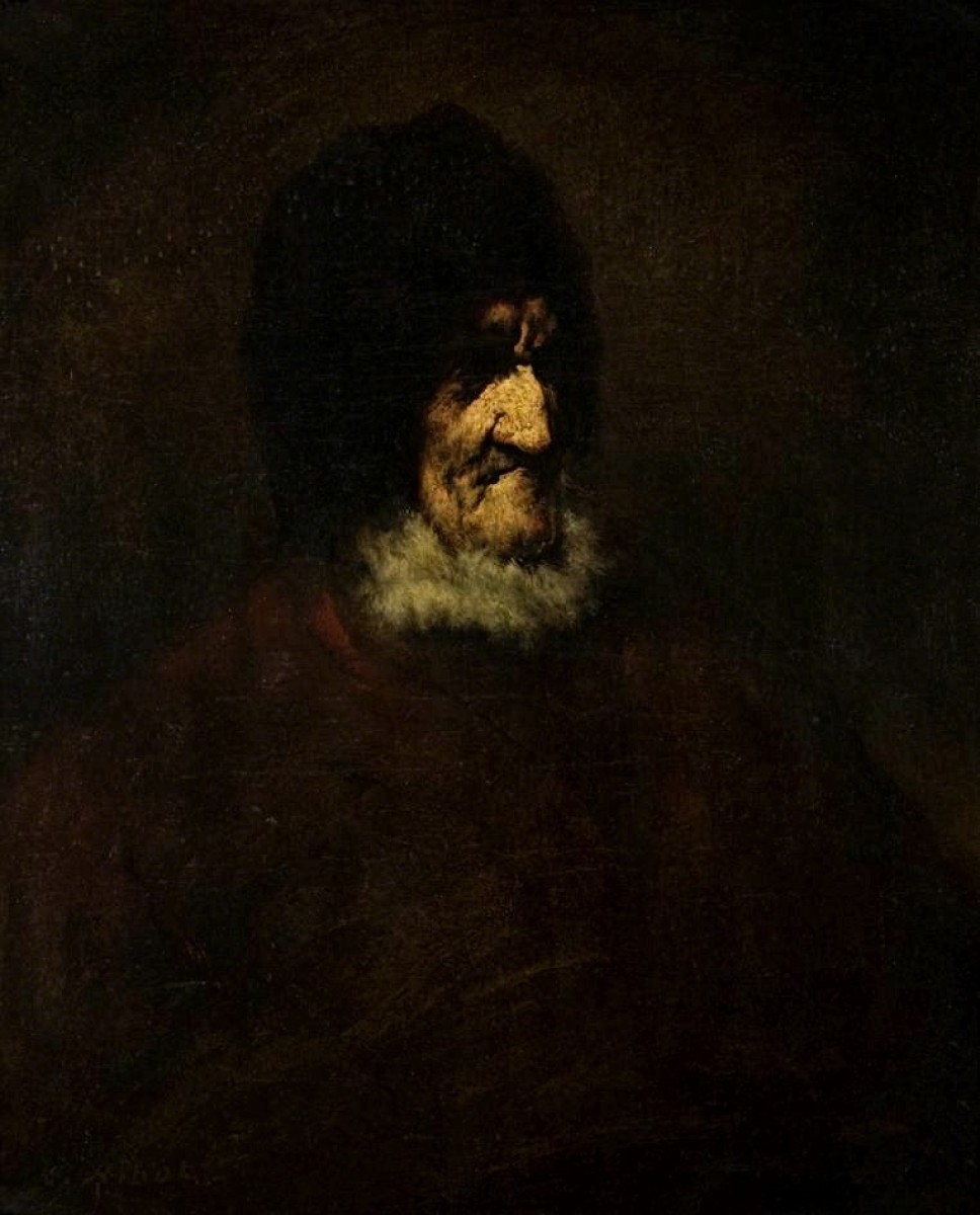 "Painting. Portrait" by Théodule Ribot