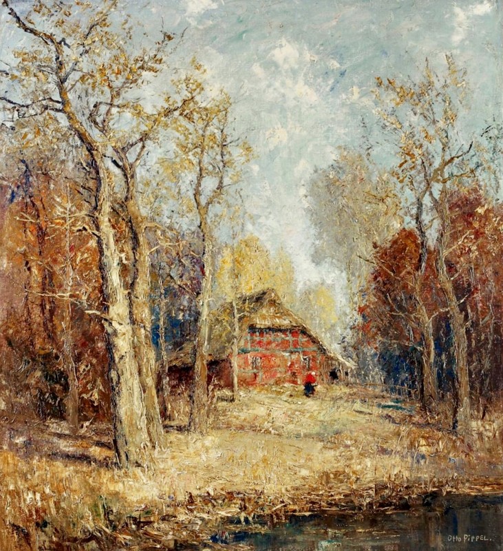 "Painting. Landscape" by Otto Eduard Pippel