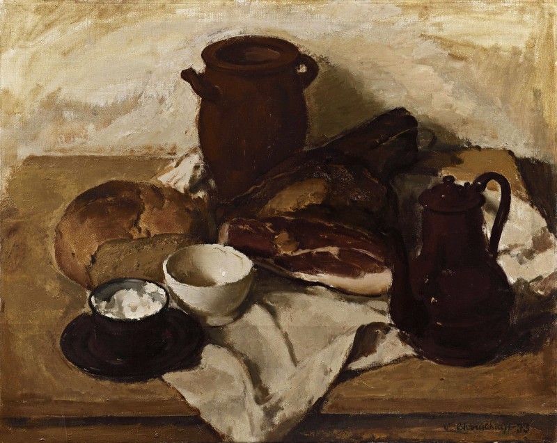 "Painting. Still life" by Vasily Ivanovich Shukhaev