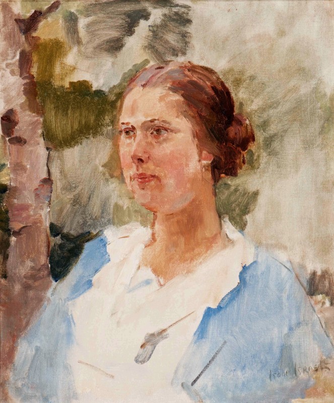 "Painting. Portrait" by Isaac Israëls