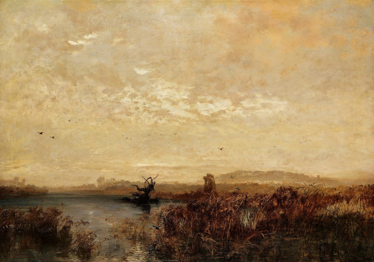 "Pictură. Peisaj" by Joseph Wenglein