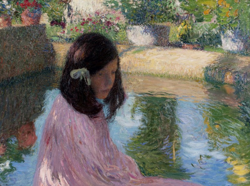 "Compoziție. Figură / semifigură" by Henri-Jean Guillaume Martin