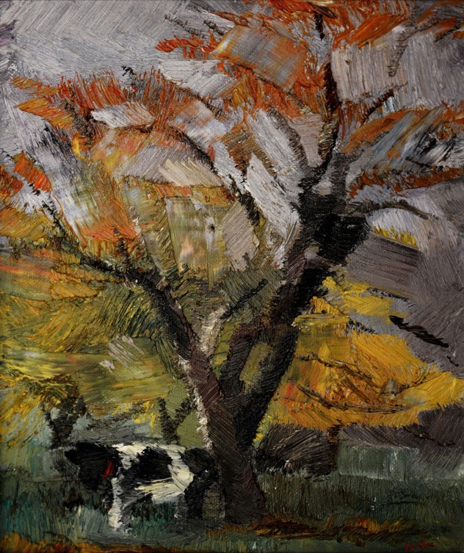 "Motiv" by Alexandra Clapatiuc, 2006, 300x250mm, oil on canvas