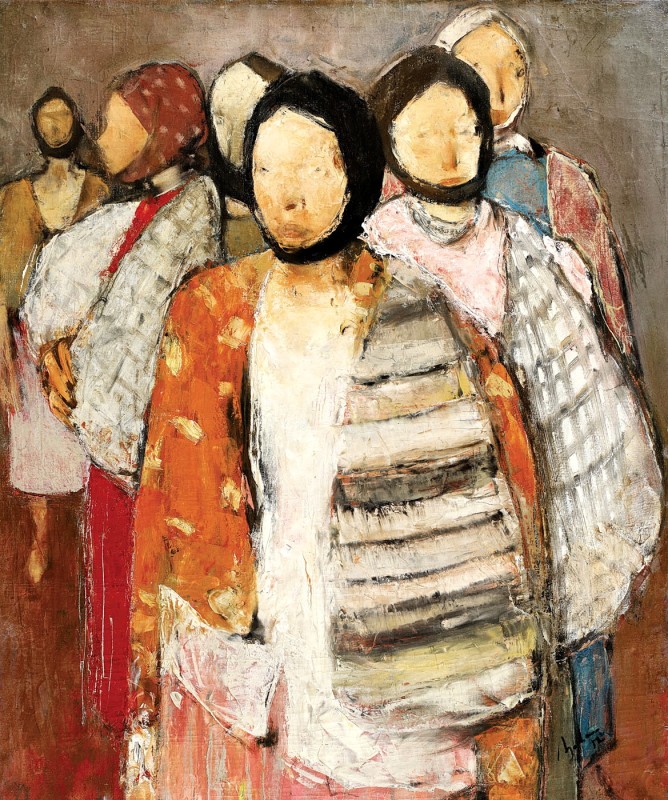 "Painting. People" by Corneliu Baba
