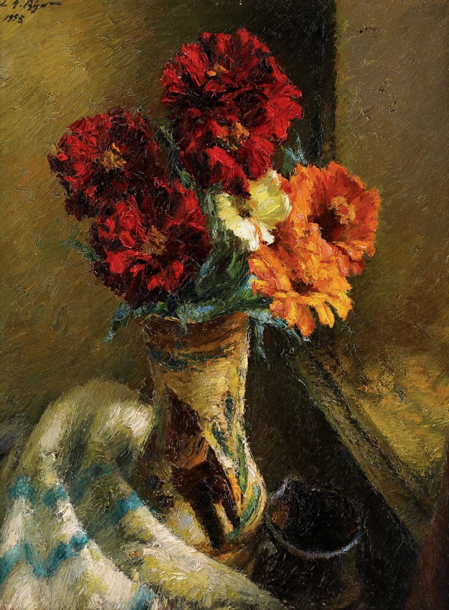"Painting. Flowers" by Leon Biju