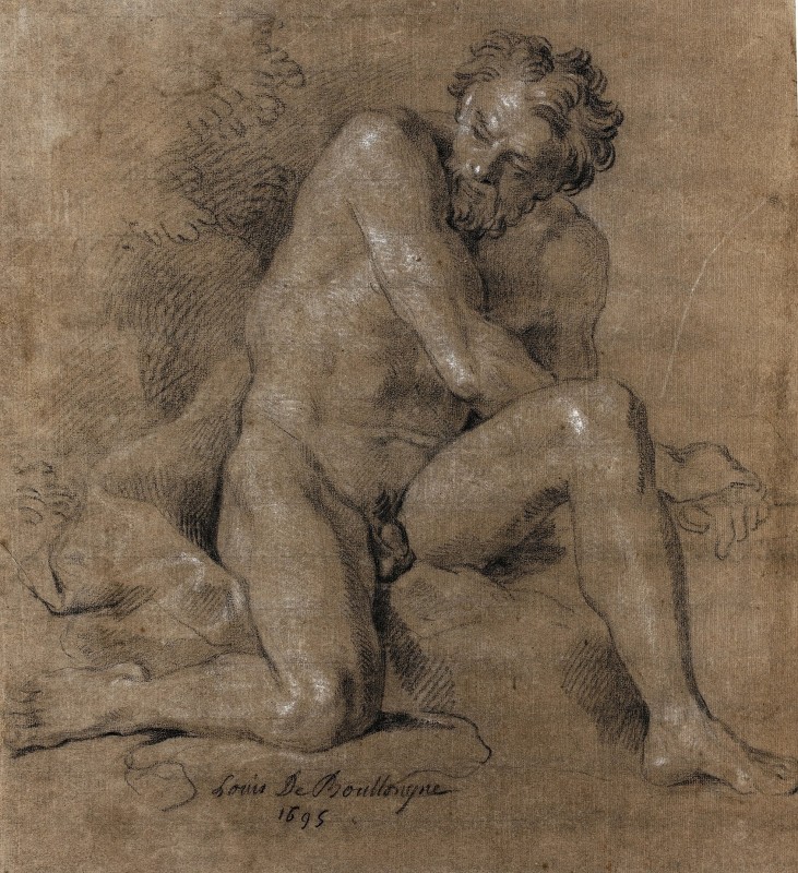 "Desen. Nud" by Louis de Boullogne