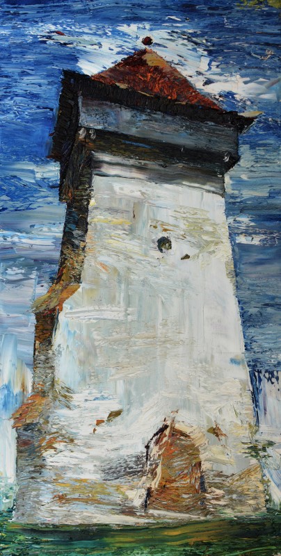 "Живопись. Пленэр. Продолжительный" by Веаcеслав Узун, 600x300mm, масло / холст