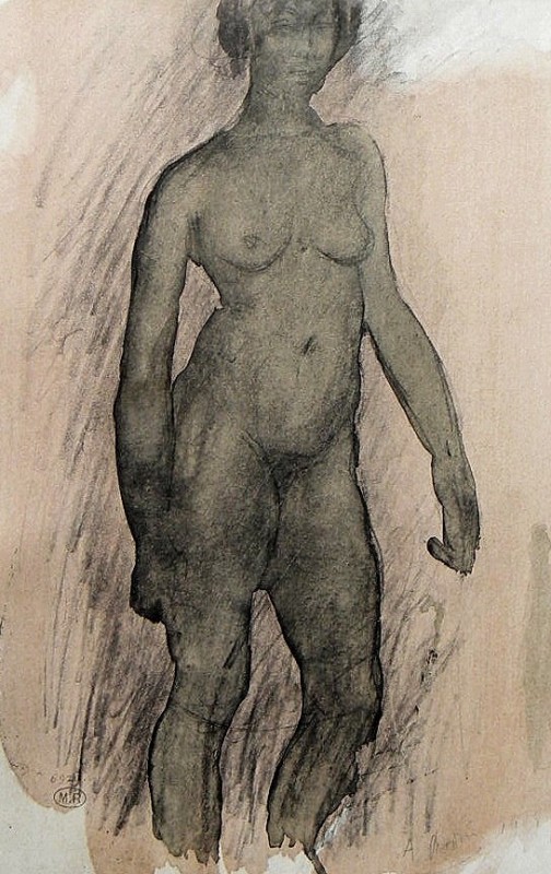"Drawing. Nude" by Auguste Rodin
