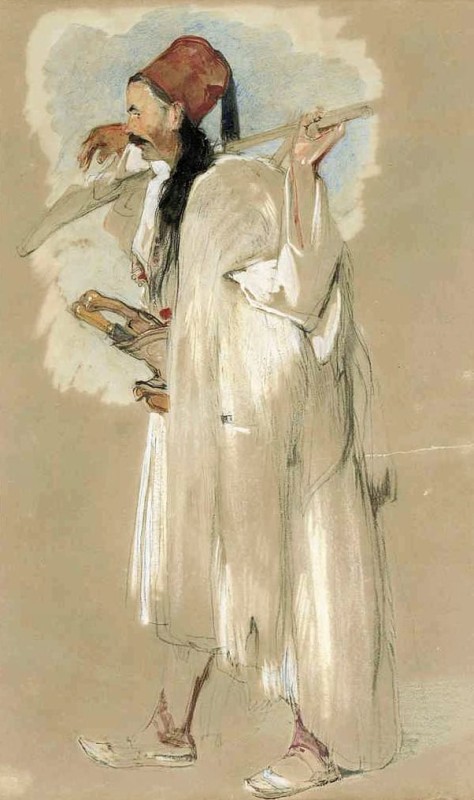 "Drawing. Figure" by John Frederick Lewis