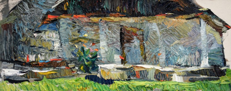 "Pictură. Pleinair. Pleinair în Moldova" by Nina Apostol, ulei pe pânză