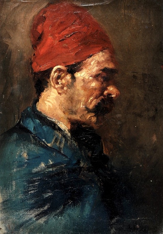 "Painting. Portrait" by Adolfo Carlo Barone