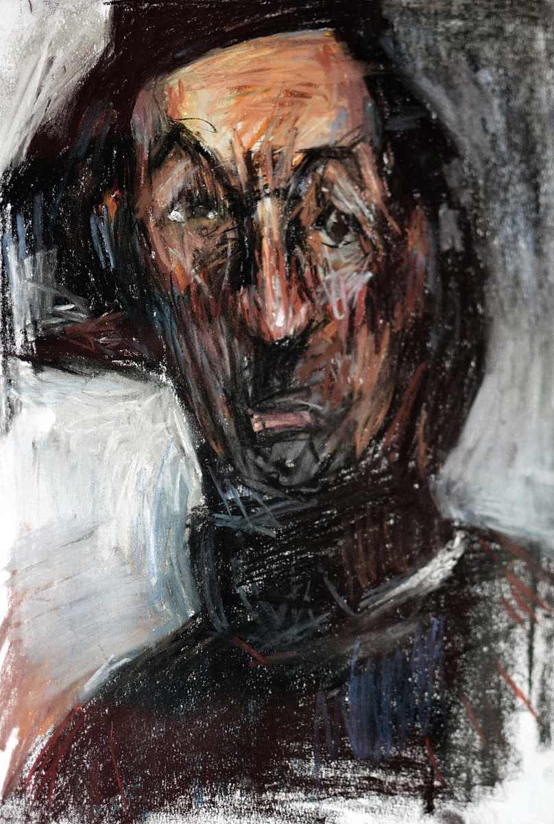 "Copie" by Mădălina Casian, 2015, 300x299mm, pastel on paper