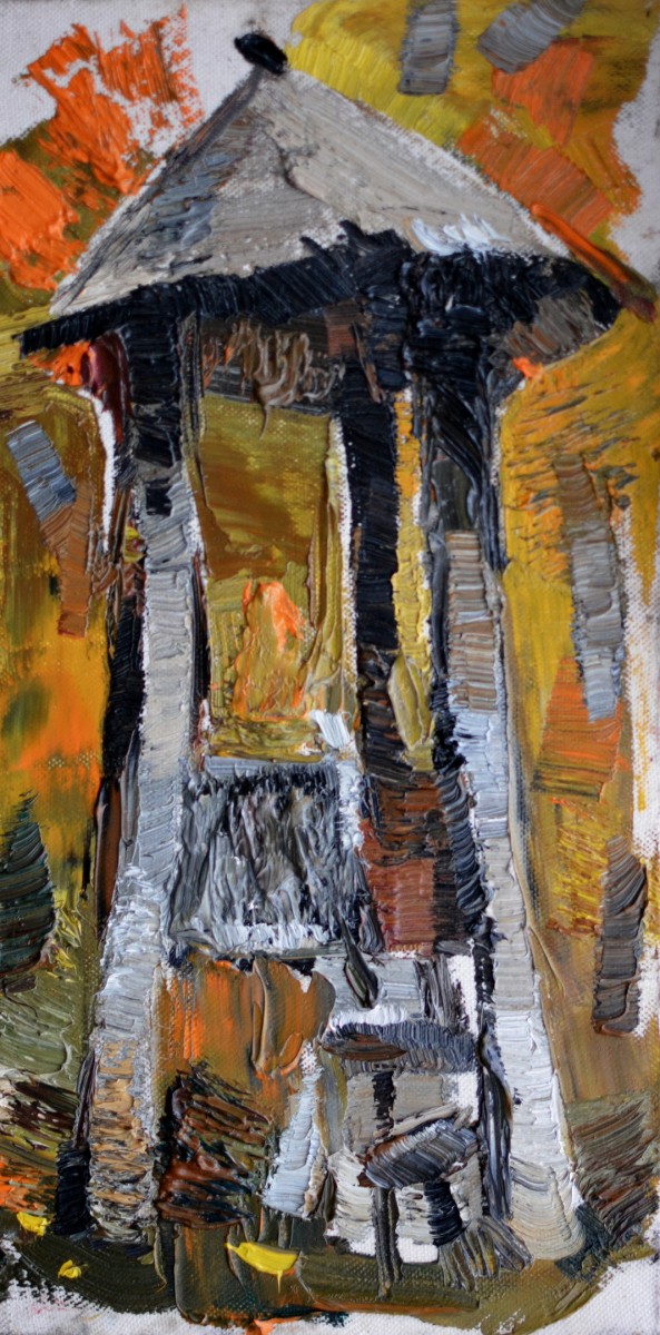 "Painting. Pleinair. Pleinair romania" by Mădălina Spînu, oil on canvas