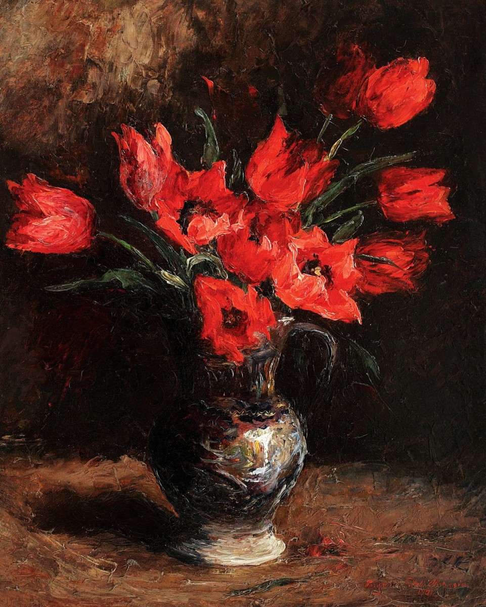 "Painting. Flowers" by Eugenia Filotti Atanasiu