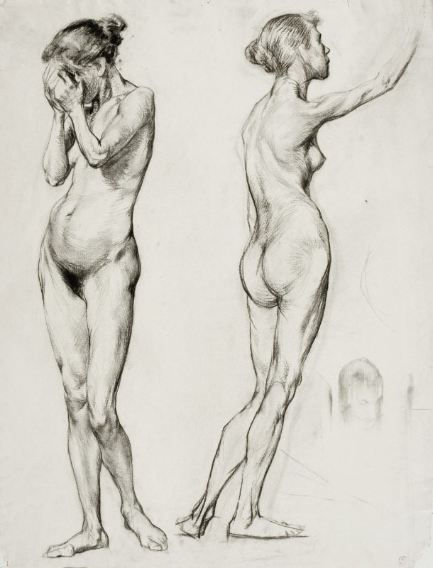 "Desen. Nud" by Dmitry Nikolaevich Kardovsky