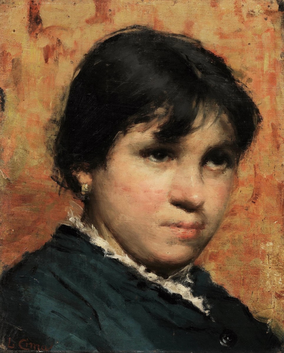 "Painting. Portrait" by Luigi Cima