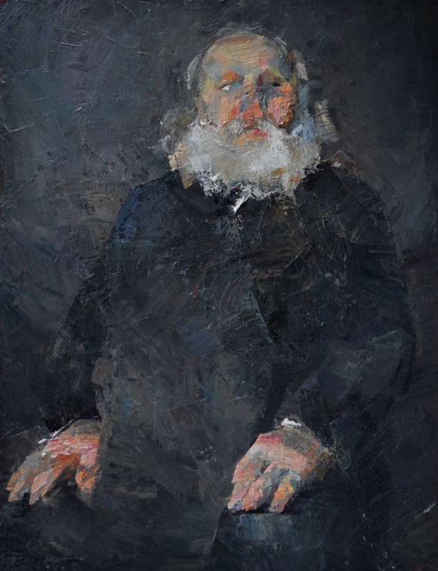 "Painting. Figure. Long term" by Nicoleta Derivolcov, 680x520mm, oil on canvas