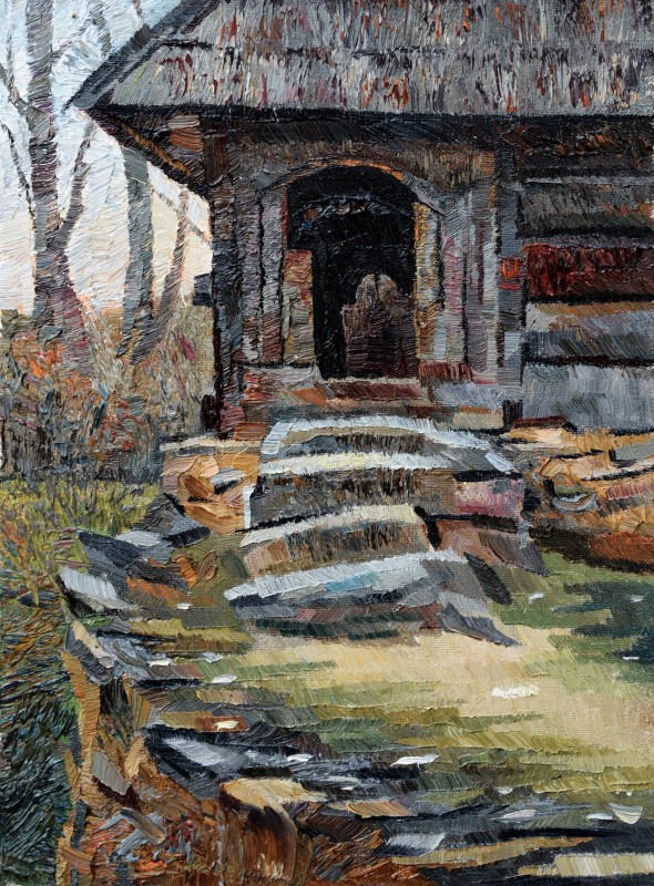 "Painting. Pleinair. Long term" by Daniel Ceban, 400x300mm, oil on canvas