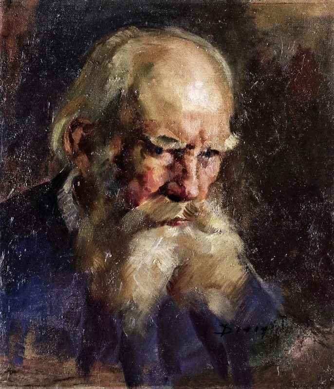"Painting. Portrait" by Imre Dorogi