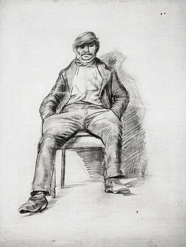 "Drawing. Portrait" by Vincent van Gogh