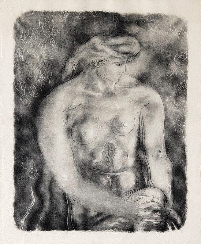 "Drawing. Nude" by Georges Braque