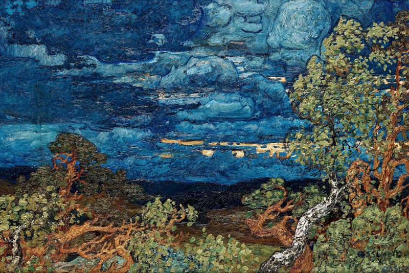 "Painting. Landscape" by Helmer Osslund