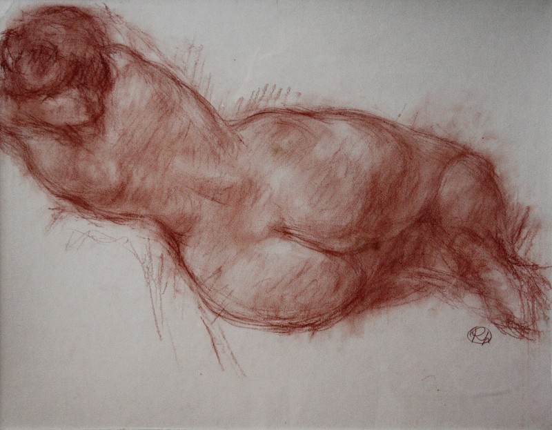 "Drawing. Nude" by Roger Plin
