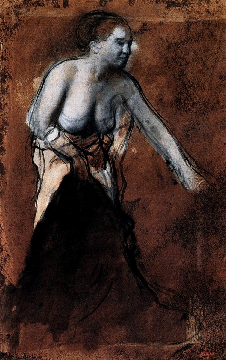 "Painting. Nude" by Edgar Degas