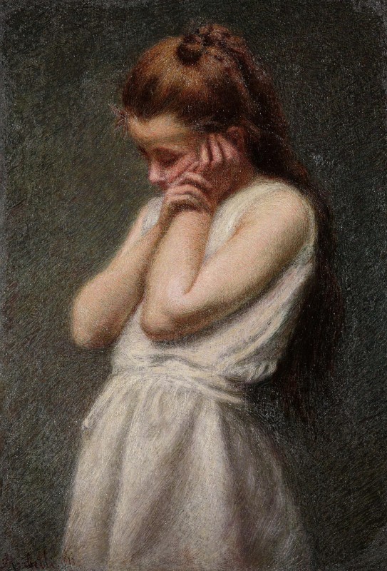 "Painting. Figure" by Angelo Morbelli